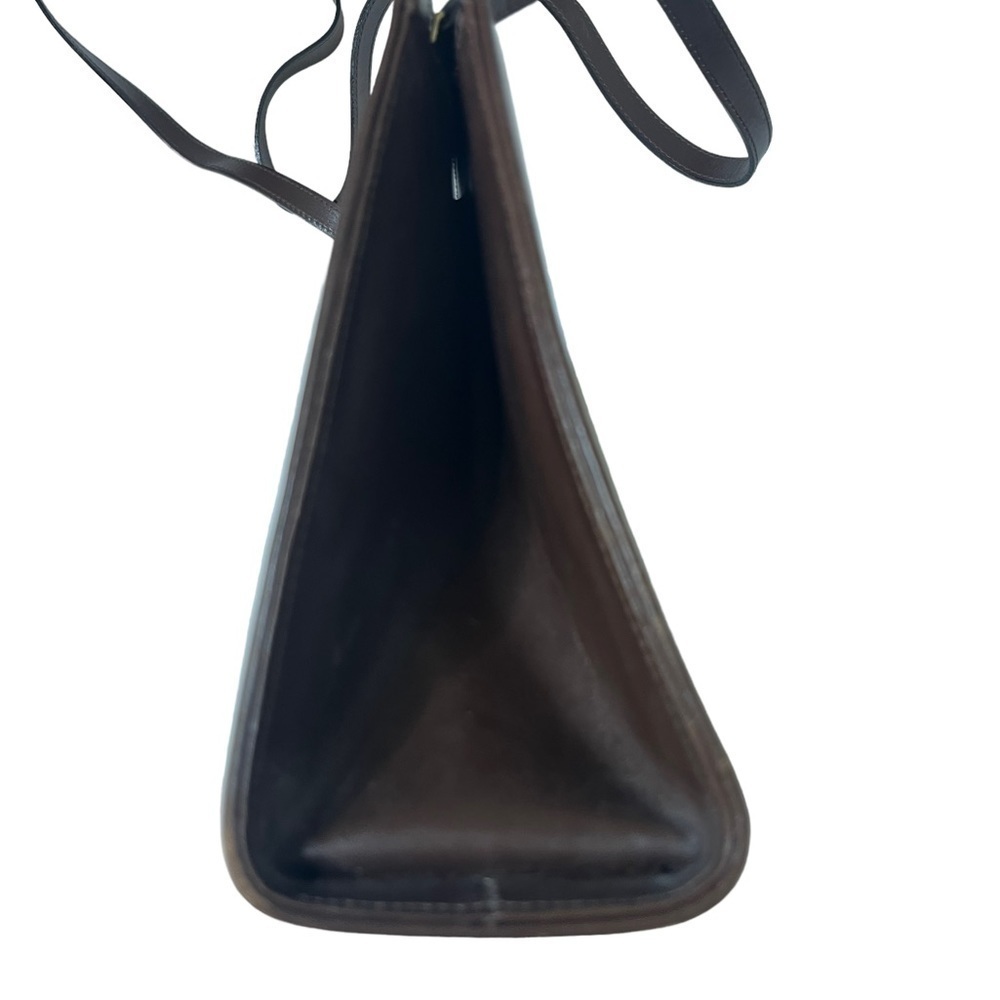 SALVATORE FERRAGAMO Vintage Brown Leather Shoulder Bag - Picture 3 of 14